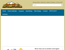 Tablet Screenshot of eastcountylive.com